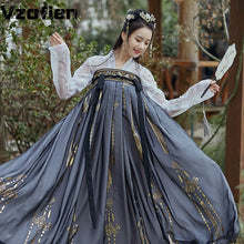 Load image into Gallery viewer, Hanfu Women Costume Elegant Traditional Chinese Style Hanfu Princess Dress Ancient Folk Tang Suit Fairy Performance Clothing