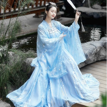 Load image into Gallery viewer, Hanfu Women Costume Elegant Traditional Chinese Style Hanfu Princess Dress Ancient Folk Tang Suit Fairy Performance Clothing