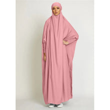 Load image into Gallery viewer, Hooded Abaya Muslim Women Prayer Garment Hijab Dress Arabic Robe Overhead Kaftan Khimar Jilbab Eid Ramadan Gown Islamic Clothes