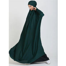 Load image into Gallery viewer, Hooded Abaya Muslim Women Prayer Garment Hijab Dress Arabic Robe Overhead Kaftan Khimar Jilbab Eid Ramadan Gown Islamic Clothes