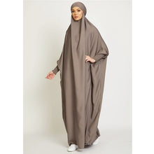 Load image into Gallery viewer, Hooded Abaya Muslim Women Prayer Garment Hijab Dress Arabic Robe Overhead Kaftan Khimar Jilbab Eid Ramadan Gown Islamic Clothes