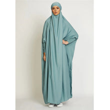 Load image into Gallery viewer, Hooded Abaya Muslim Women Prayer Garment Hijab Dress Arabic Robe Overhead Kaftan Khimar Jilbab Eid Ramadan Gown Islamic Clothes