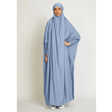 Load image into Gallery viewer, Hooded Abaya Muslim Women Prayer Garment Hijab Dress Arabic Robe Overhead Kaftan Khimar Jilbab Eid Ramadan Gown Islamic Clothes