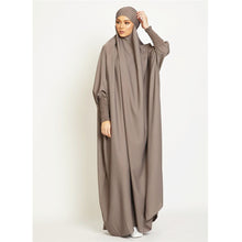 Load image into Gallery viewer, Hooded Abaya Muslim Women Prayer Garment Hijab Dress Arabic Robe Overhead Kaftan Khimar Jilbab Eid Ramadan Gown Islamic Clothes