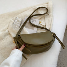 Load image into Gallery viewer, Kiwi Solid Color Simple Small PU Leather Crossbody Bags for Women 2022 Summer Female Elegant Shoulder Handbags Good Purses