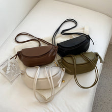 Load image into Gallery viewer, Kiwi Solid Color Simple Small PU Leather Crossbody Bags for Women 2022 Summer Female Elegant Shoulder Handbags Good Purses