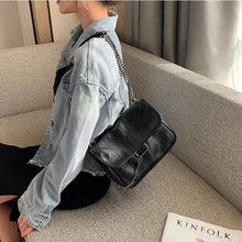 Load image into Gallery viewer, Luxury Handbags Women Bags Designer Vintage Shoulder Bag New Chain Messenger Bags Soft Flap Shoulder Crossbody Pack Women Purse
