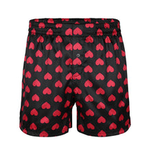 Load image into Gallery viewer, Man's Underwear Sexy Love Heart Print Soft Boxers Underpants Gay Casual Shorts Beach Wear Lightweight Loose Lounge Short Pants