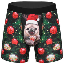 Load image into Gallery viewer, Men Christmas Underwear Pouch Boxer Homme Boxershorts Men's Boxers Sexy Funny Panties Underpants 3D Print Funny Boxer Shorts