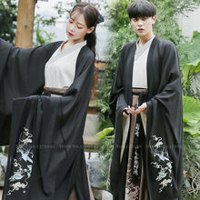 Load image into Gallery viewer, Men Women Hanfu Chinese Traditional Tang Suit Tops Skirt Cardigan Japanese Samurai Cosplay Costume Kimono Dress Yukata Robe Gown