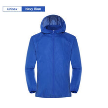 Load image into Gallery viewer, Men Women Hiking Jacket Waterproof Quick Dry Camping Hunting Clothes Sun-Protective Outdoor Sports Coats Anti UV Windbreaker
