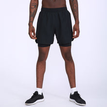 Load image into Gallery viewer, Men's 2 in 1 Sport Shorts Quick-Dry Breathable Pockets Short Pants for Basketball Running Gym Fitness Beach Shorts