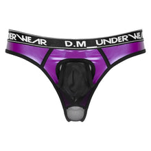 Load image into Gallery viewer, Men's Sexy Underwear Briefs Jockstrap Mesh Bulge Pouch Cuecas Panties Leather Patchwork Thongs Underpants Gay Slip Homme Srting