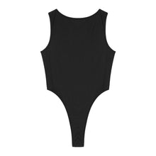 Load image into Gallery viewer, Mens Fitness Exercise Sportswear Solid Color Sleeveless Zipper Front Bodysuit Nightwear Casual U Neck High Cut Jumpsuits Leotard