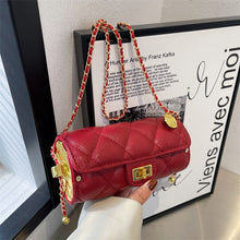 Load image into Gallery viewer, Mini PU Leather Barrel Shaped Handbags 2022 Luxury Brand Designer Women's Handbags and Purses Shoulder Chain Crossbody Bags