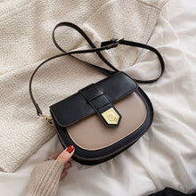 Load image into Gallery viewer, Mini PU Leather Saddle Crossbody Bags for Women 2022 Travel Handbag Fashion Simple Shoulder Bag Handbags and Purses Long Belt