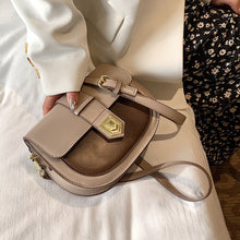 Load image into Gallery viewer, Mini PU Leather Saddle Crossbody Bags for Women 2022 Travel Handbag Fashion Simple Shoulder Bag Handbags and Purses Long Belt