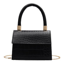 Load image into Gallery viewer, Mini Small Square bag 2021 New Fashion Quality PU Leather Women's Handbag Alligator Leather Chain Shoulder Messenger Bags totes
