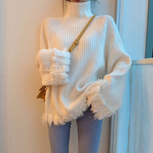 Load image into Gallery viewer, New 2022 Autumn Winter Women Sweater Turtleneck Pullovers Sweaters Long Sleeve Thick Warm Female Knitted Sweater X204