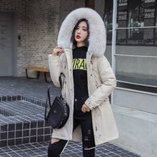 Load image into Gallery viewer, New Women Long Coat Autumn Winter Warm Velvet Thicken Faux Fur Coats Parka Female Solid Big Pocket Jacket Outwear