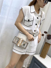 Load image into Gallery viewer, New crystal Money USD bags Dollar Design Luxury Diamond Evening Bags Party Purse Clutch Bags Wedding Dinner Purses and Handbags