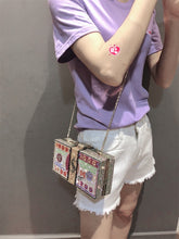 Load image into Gallery viewer, New crystal Money USD bags Dollar Design Luxury Diamond Evening Bags Party Purse Clutch Bags Wedding Dinner Purses and Handbags