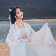 Load image into Gallery viewer, Plus Size 6XL Hanfu Women Chinese Traditional Luxury Hanfu Female Cosplay Costume Black White Hanfu Dress For Women Oversied