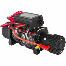 Load image into Gallery viewer, 13500LBS Electric Winch Synthetic Rope 12V Winches 4X4 with 2pcs Remote Control For Trucks RVs ATV UTV