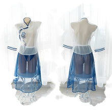Load image into Gallery viewer, See through Hot Sexy Party Costume Tang Hanfu Chinese Ancient Clothing Fairy Princess Sleepwear Babydoll Lingerie Nightwear Set