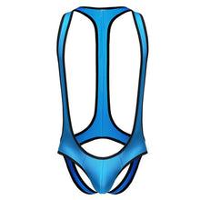 Load image into Gallery viewer, Sexy Mens Undershirts Jumpsuits Wrestling Singlets Leotard Suspender Teddies Underwear Backless Bodysuits Gay Open Butt Briefs