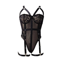 Load image into Gallery viewer, Sexy Women Lingerie Solid Lace See-through Backless Erotic Underwear Bodysuit Sleepwear Hot Exotic Intimate Экзотические Костюмы