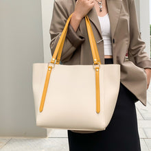 Load image into Gallery viewer, Simple High Capacity PU Leather Women's Big Tote Luxury Ladies Handbags and Purses Designer Shopper Shopping Shoulder Bags