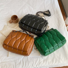 Load image into Gallery viewer, Small Chain Brand Designer Soft Quilted PU Leather Crossbody Bags For Women 2022 Simple Totes Shoulder Side Bag Luxury Handbags