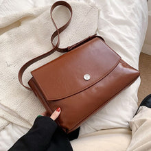 Load image into Gallery viewer, Solid Color Large Capacity Handbags For Women 2022 Female Shoulder Bag Retro Daily Kawaii Square Lady Elegant Handbags Hand Bag