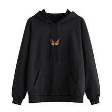 Load image into Gallery viewer, Streetwear Hoodies Women Sweatshirt Autumn Long Sleeve Hoodies Harajuku Hoodie Butterfly Print Sweatshirt Women Pullover Mujer