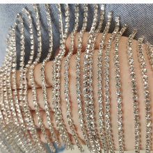 Load image into Gallery viewer, Summer Ripped Jeans Short Femme High Waist Diamond Tassel Y2k Casual Bottoms For Ladies Denim Shorts Women Clothing Fashion