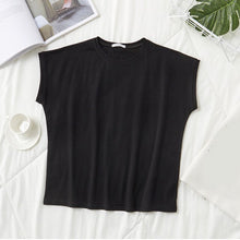 Load image into Gallery viewer, Summer T shirt Women Casual Solid O-Neck Tees Tops Short Sleeve T-shirt Harajuku Female Tshirt