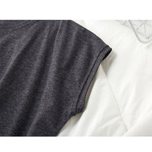 Load image into Gallery viewer, Summer T shirt Women Casual Solid O-Neck Tees Tops Short Sleeve T-shirt Harajuku Female Tshirt