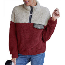 Load image into Gallery viewer, Sweatshirt for Women Autumn Harajuku Hoodies Oversized Pullovers Korean Style Tops Warm Fleece Fluffy Winter Hoodies