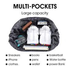 Load image into Gallery viewer, Waterproof Gym Bag Women Girls Sports Bag Travel Drawstring Bag Outdoor Bag Backpack for Training Swimming Fitness Bags Softback