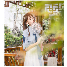 Load image into Gallery viewer, White China Han Element Clothing Blue Traditional Chinese Clothes Women Costume Hanfu Improved Pink Female Dynastie Tang Skirt