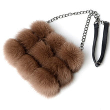 Load image into Gallery viewer, Winter Woman Bag Genuine Fox Fur Leather Handbags Women's Leather Shoulder Crossbody Bags High Quality Women Totes Messenger Bag