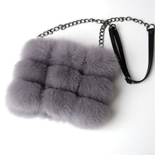 Load image into Gallery viewer, Winter Woman Bag Genuine Fox Fur Leather Handbags Women's Leather Shoulder Crossbody Bags High Quality Women Totes Messenger Bag
