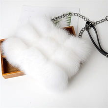 Load image into Gallery viewer, Winter Woman Bag Genuine Fox Fur Leather Handbags Women's Leather Shoulder Crossbody Bags High Quality Women Totes Messenger Bag