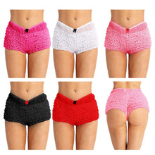 Load image into Gallery viewer, Women Ladies Lingerie Layered Ruffled Lace Trim Bloomers Knickers with a bow Sexy Panties Women's Underwear Underpants