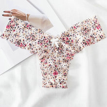 Load image into Gallery viewer, Women Sexy Panties Intimates Underwear Mid Waist Cotton Briefs Female Temptation Breathable Lingerie Ultra Thin Underpants