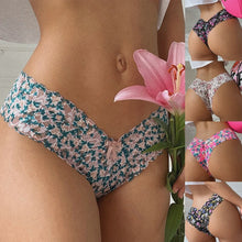 Load image into Gallery viewer, Women Sexy Panties Intimates Underwear Mid Waist Cotton Briefs Female Temptation Breathable Lingerie Ultra Thin Underpants