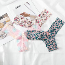 Load image into Gallery viewer, Women Sexy Panties Intimates Underwear Mid Waist Cotton Briefs Female Temptation Breathable Lingerie Ultra Thin Underpants