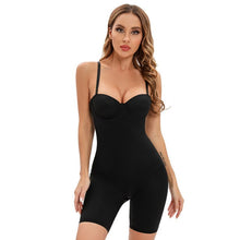 Load image into Gallery viewer, Women Sexy Underwire Rompers Black Shapewear Bodysuit Sexy Casual Body Shapers Stretch Bodys Nude Jumpsuit Bodies Lingerie