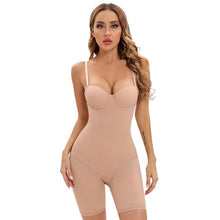 Load image into Gallery viewer, Women Sexy Underwire Rompers Black Shapewear Bodysuit Sexy Casual Body Shapers Stretch Bodys Nude Jumpsuit Bodies Lingerie